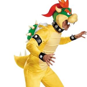 Men’s Super Mario bros Bowser cosplay costume